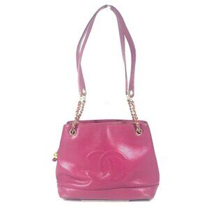 CHANEL vintage CC CC Mark logo Cocoball Double Chain Bag Tote Bag Shoulder Bag